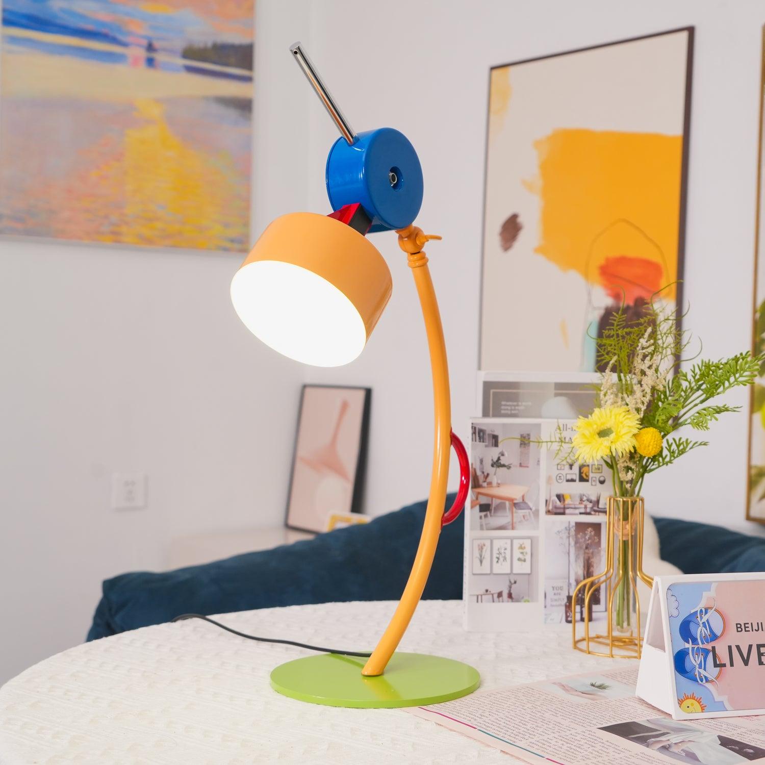 Vexor Acrylic Artistic Table Lamp-Neutral Decor