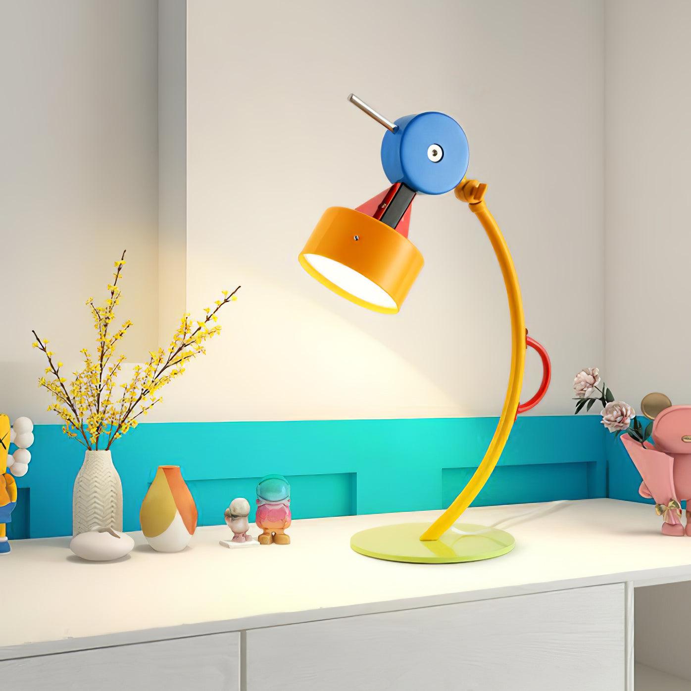 Vexor Acrylic Artistic Table Lamp-Neutral Decor
