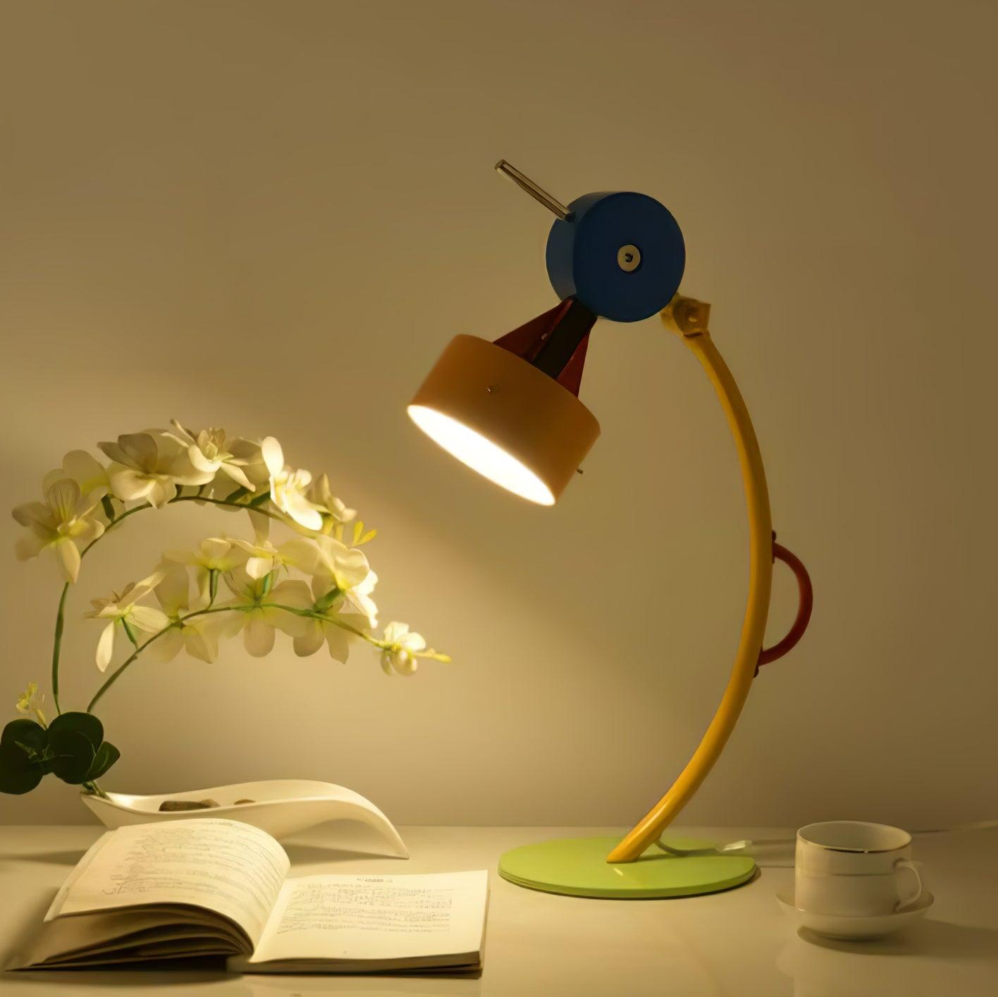 Vexor Acrylic Artistic Table Lamp-Neutral Decor