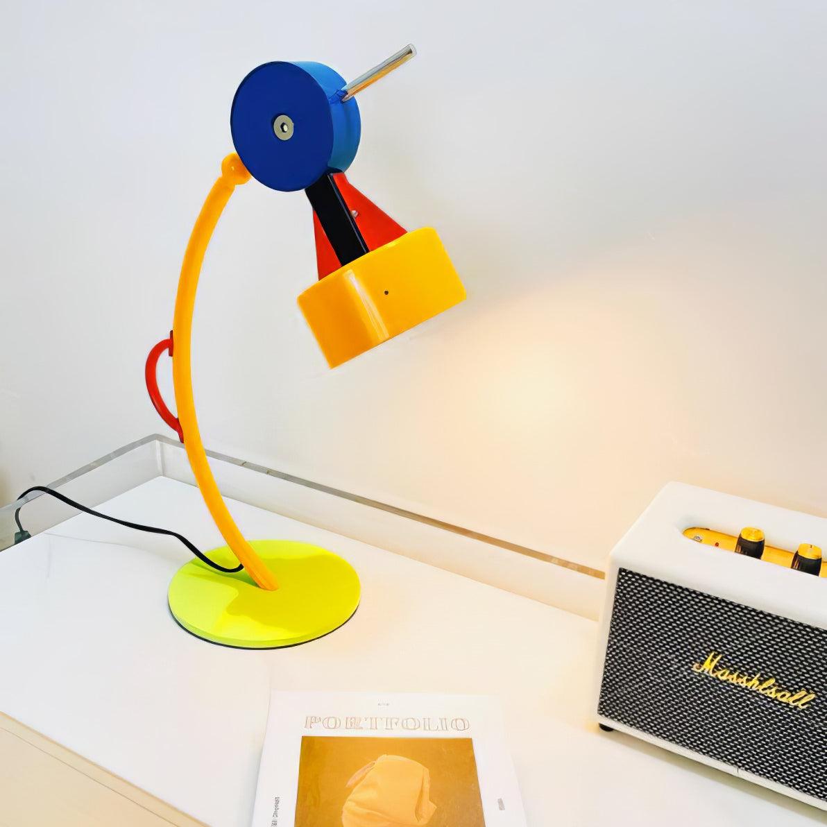 Vexor Acrylic Artistic Table Lamp-Neutral Decor