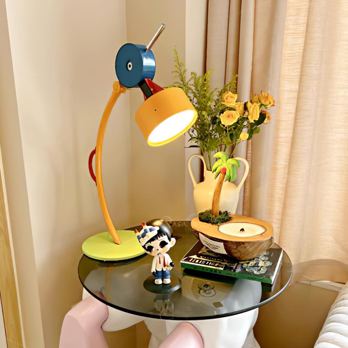 Vexor Acrylic Artistic Table Lamp-Neutral Decor