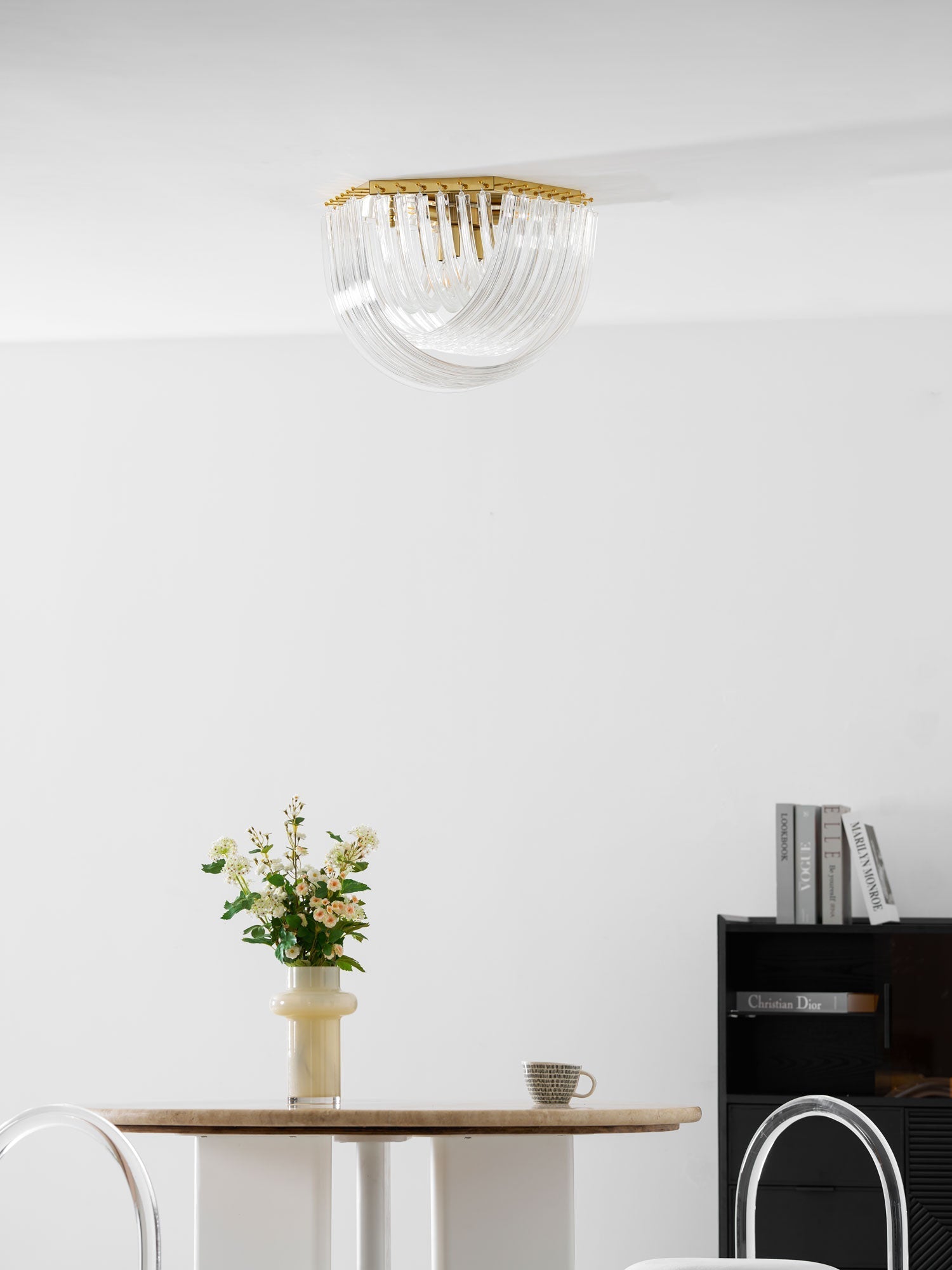 Nern Postmodern Luxury Glass Ceiling Lamp-Neutral Decor