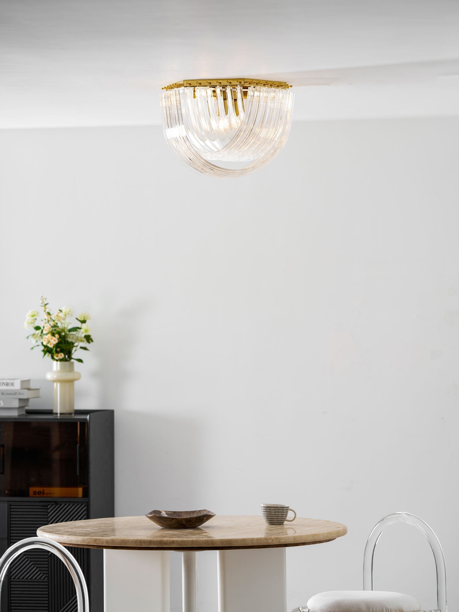 Nern Postmodern Luxury Glass Ceiling Lamp-Neutral Decor