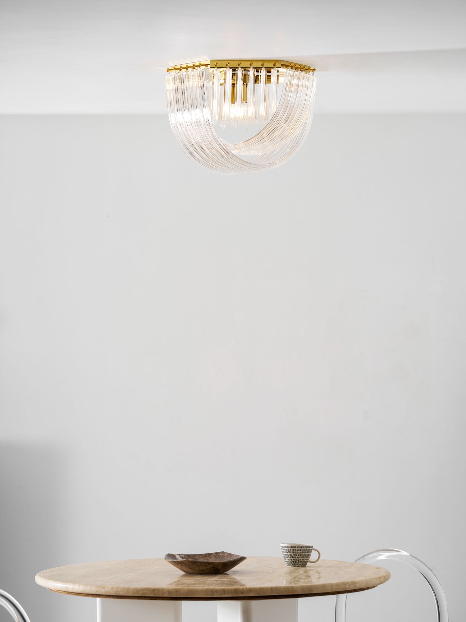 Nern Postmodern Luxury Glass Ceiling Lamp-Neutral Decor