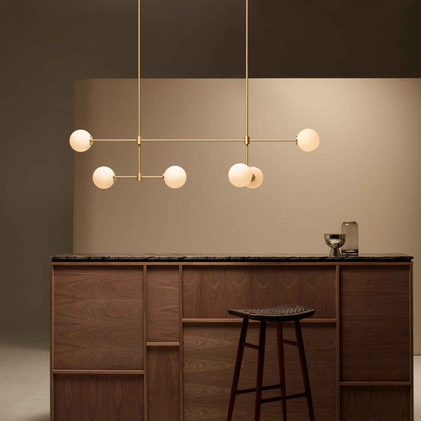 Lyra Glass Chandelier