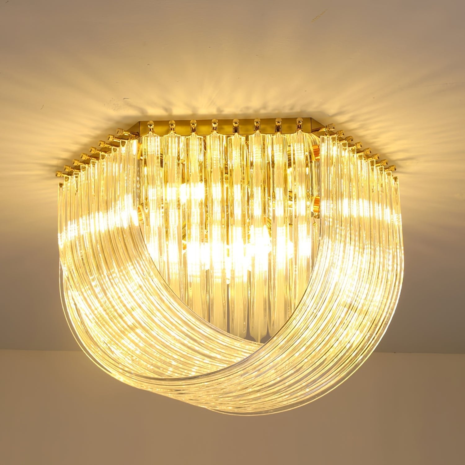Nern Postmodern Luxury Glass Ceiling Lamp-Neutral Decor