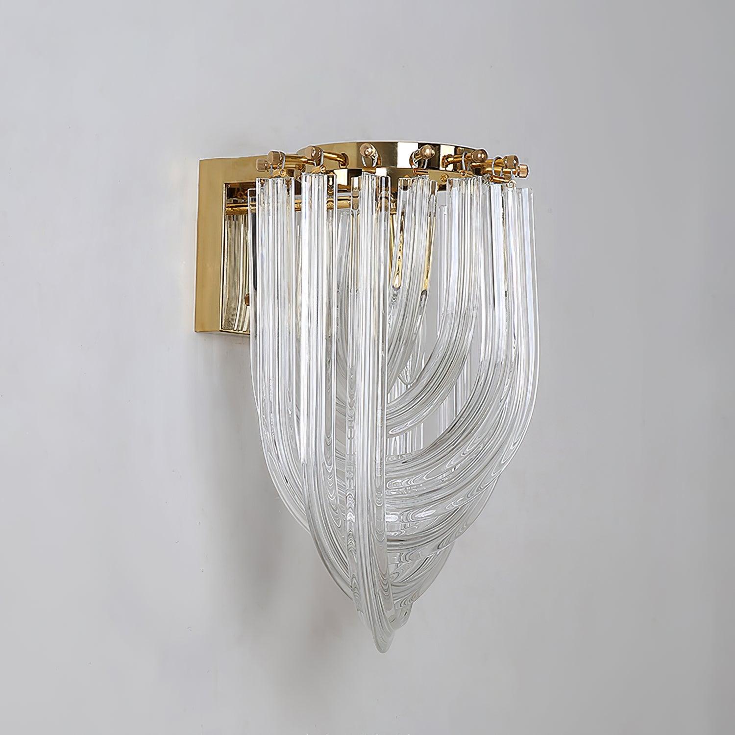 Rivar Wall Lamp Trevi Murano Glass Gold Modern Luxury-Neutral Decor