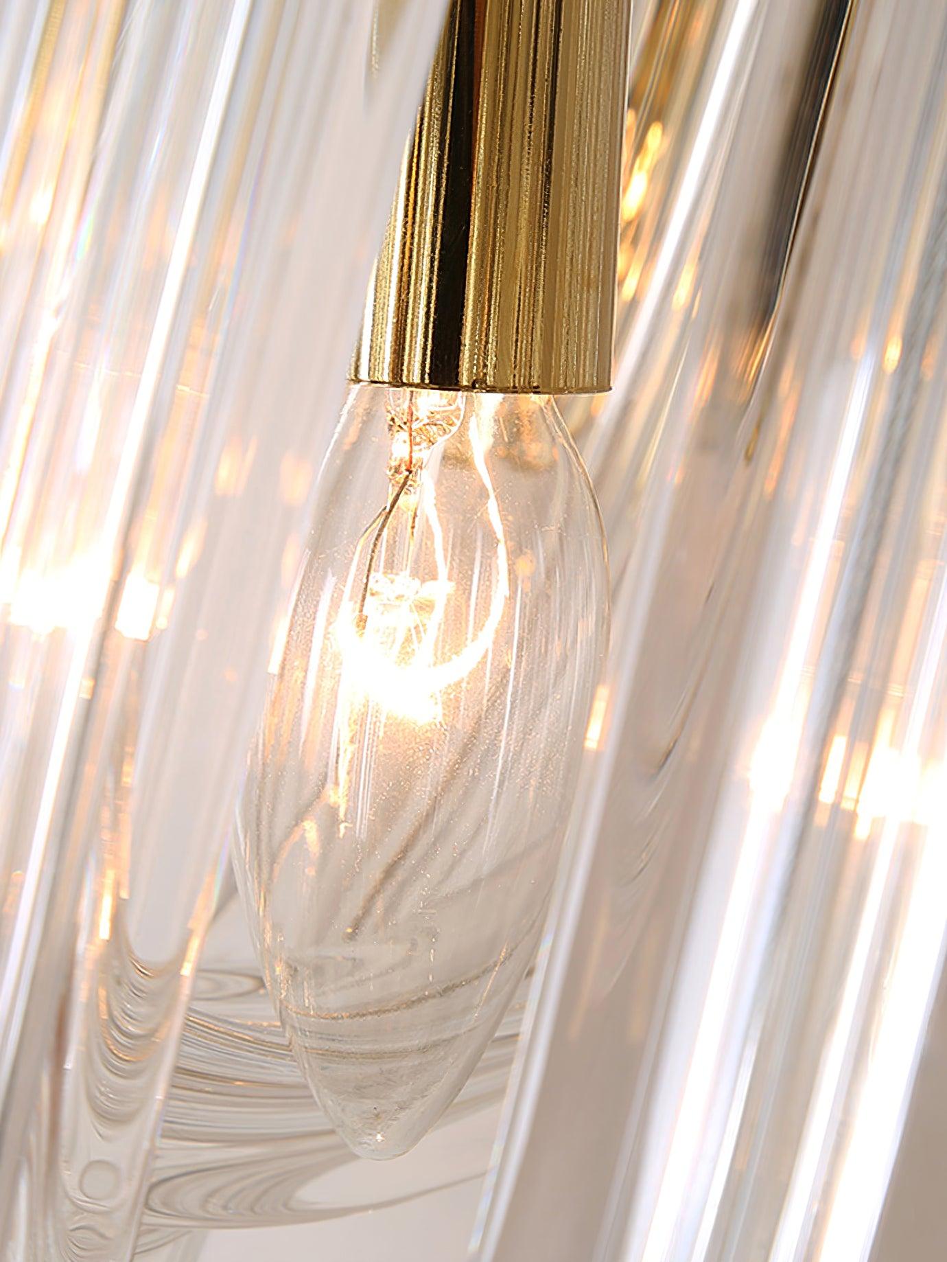 Rivar Wall Lamp Trevi Murano Glass Gold Modern Luxury-Neutral Decor