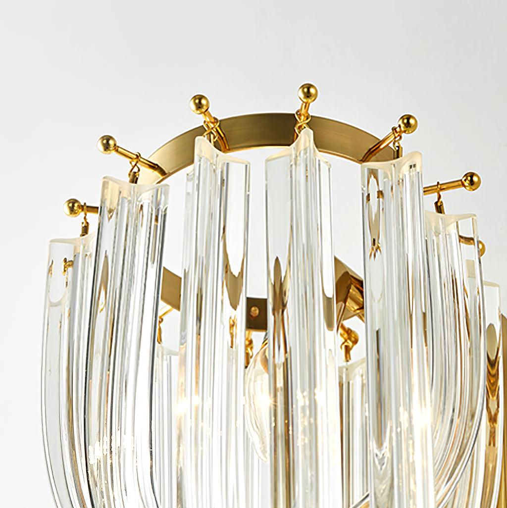 Rivar Wall Lamp Trevi Murano Glass Gold Modern Luxury-Neutral Decor