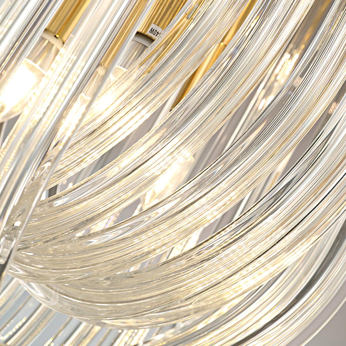Rivar Wall Lamp Trevi Murano Glass Gold Modern Luxury-Neutral Decor