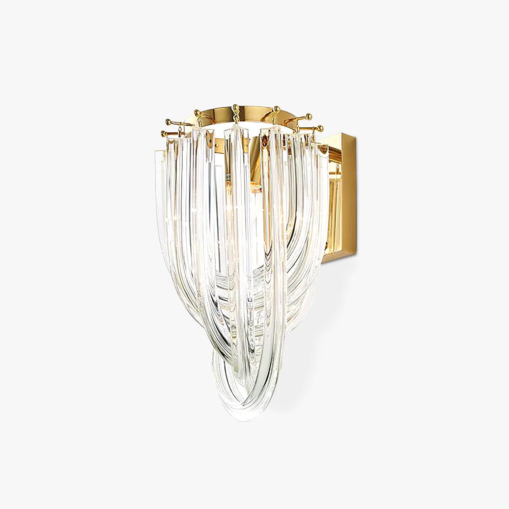 Rivar Wall Lamp Trevi Murano Glass Gold Modern Luxury-Neutral Decor