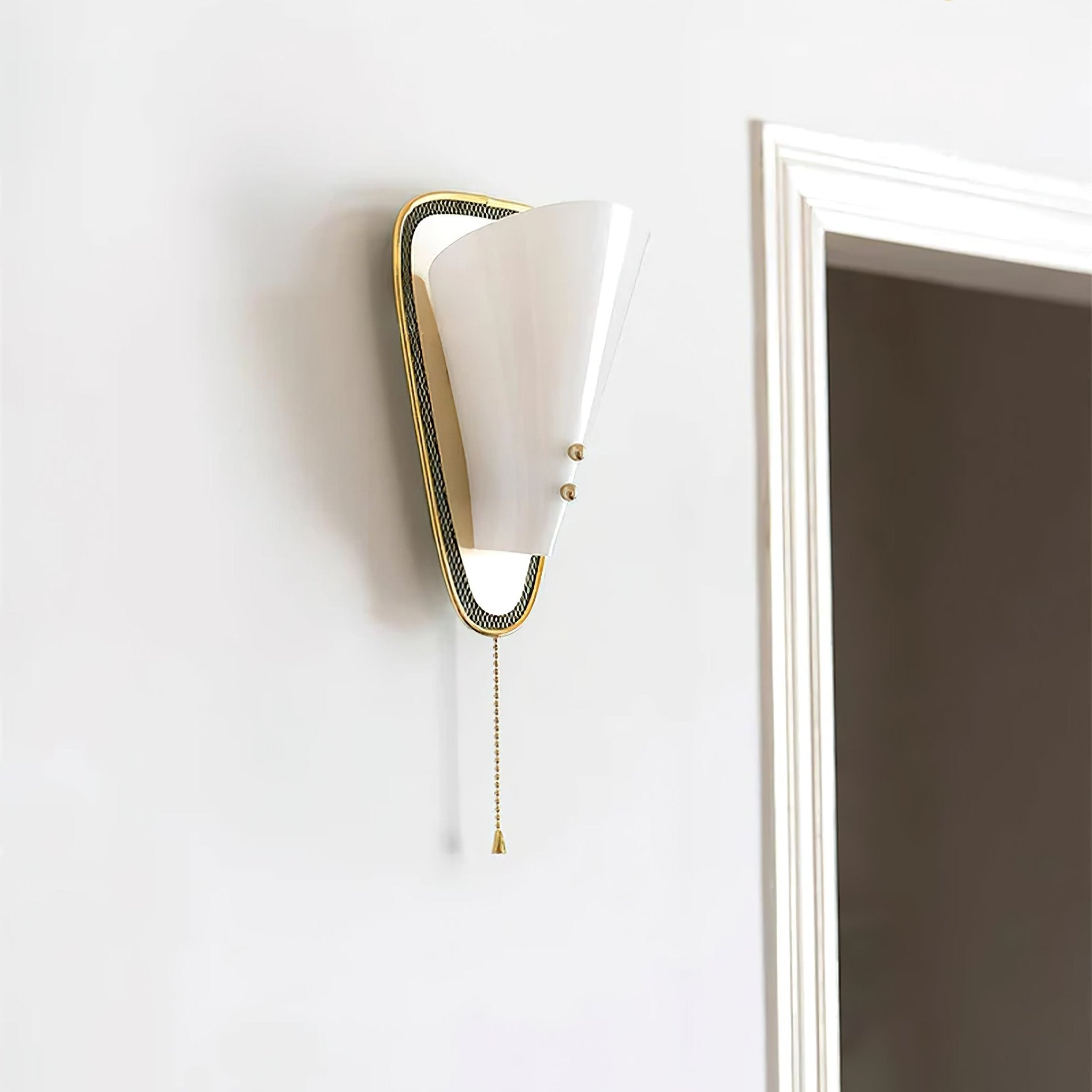 Triangular Wall Lamp-Neutral Decor