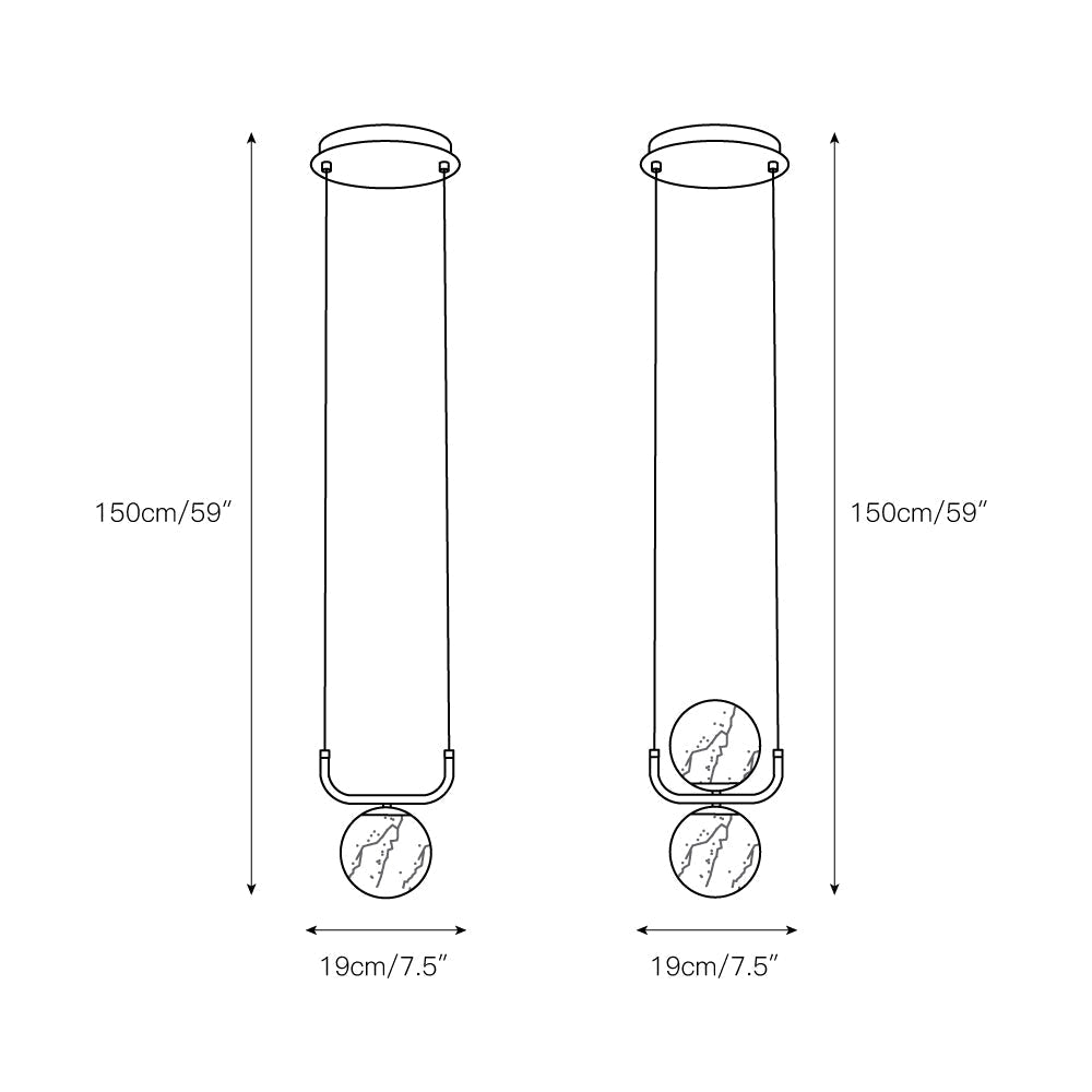 Nova Alabaster Pendant Lamp