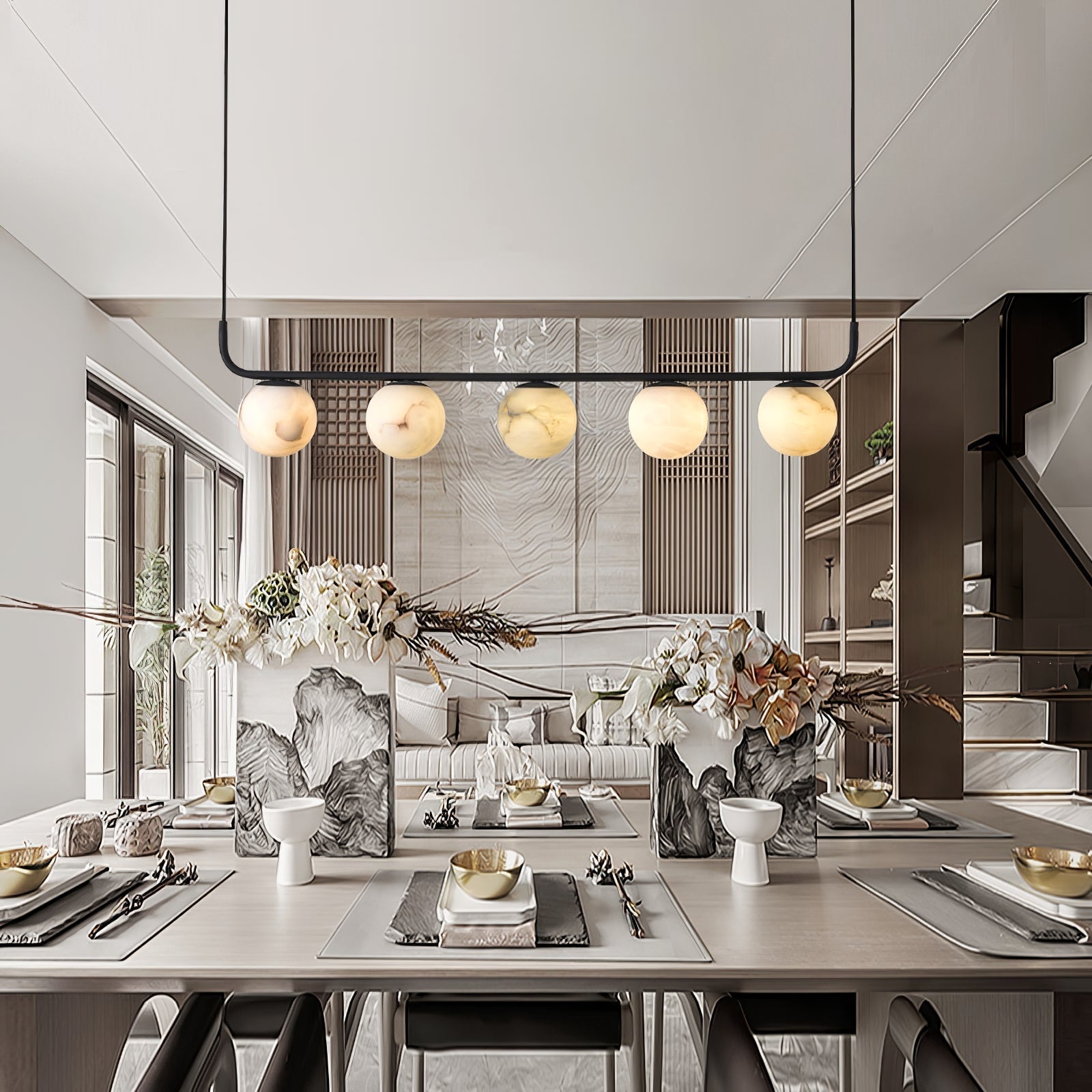 Nova Alabaster Pendant Lamp