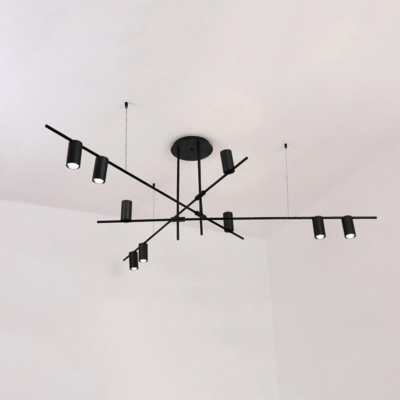 Lustra Chandelier Tribes Brass Linear Cylinder-Neutral Decor