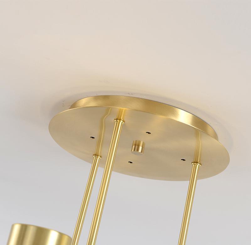 Lustra Chandelier Tribes Brass Linear Cylinder-Neutral Decor