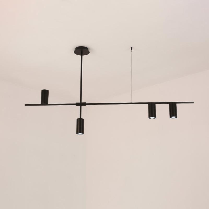 Lustra Chandelier Tribes Brass Linear Cylinder-Neutral Decor