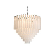 Triedra Cascade Chandelier in a grand entryway.