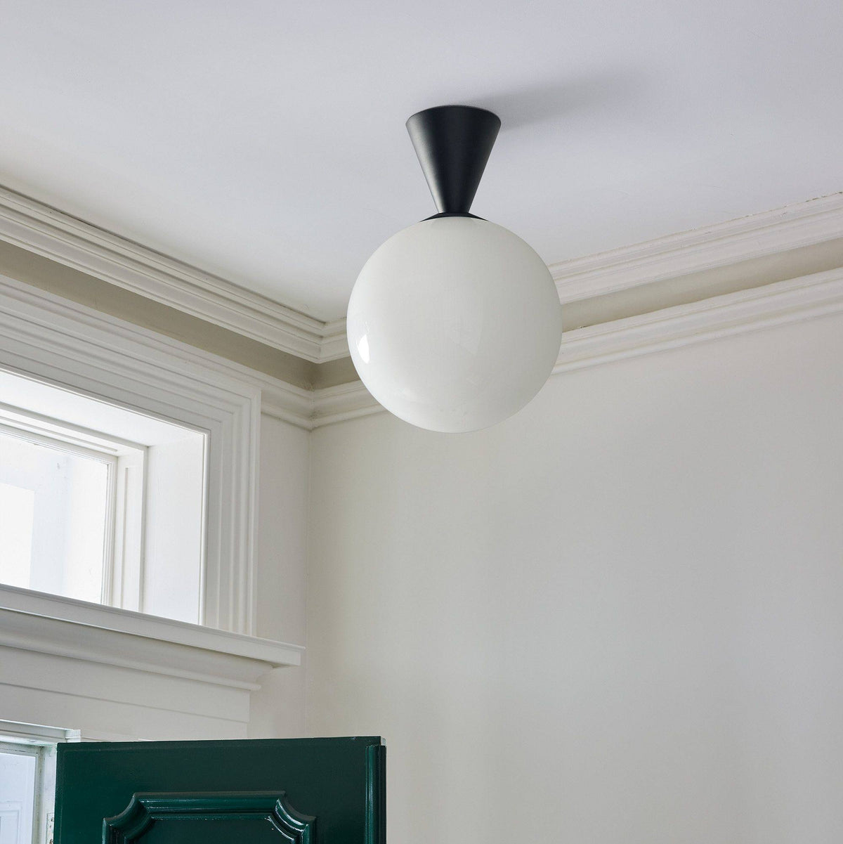 Trilo Globe Ceiling Light-Neutral Decor