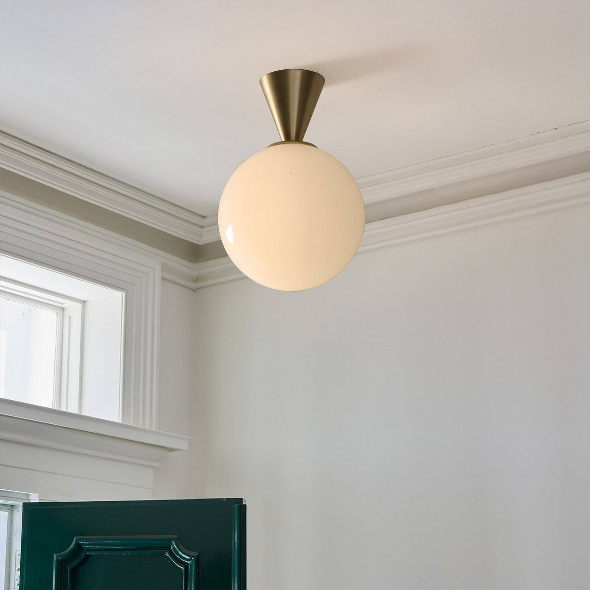 Trilo Globe Ceiling Light-Neutral Decor