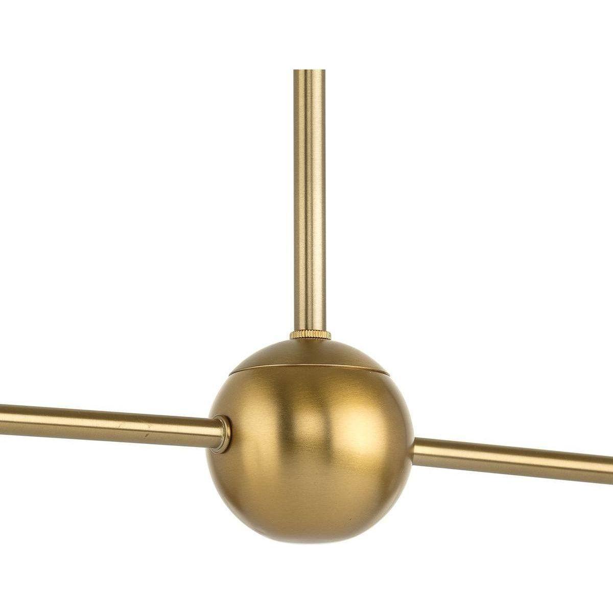 Diagram showing the dimensions of the Trimble lamp.