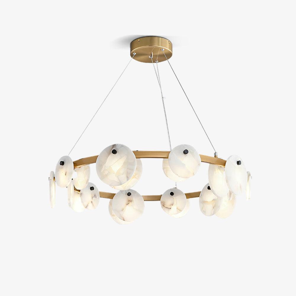 Jase Alabaster Chandelier-Neutral Decor