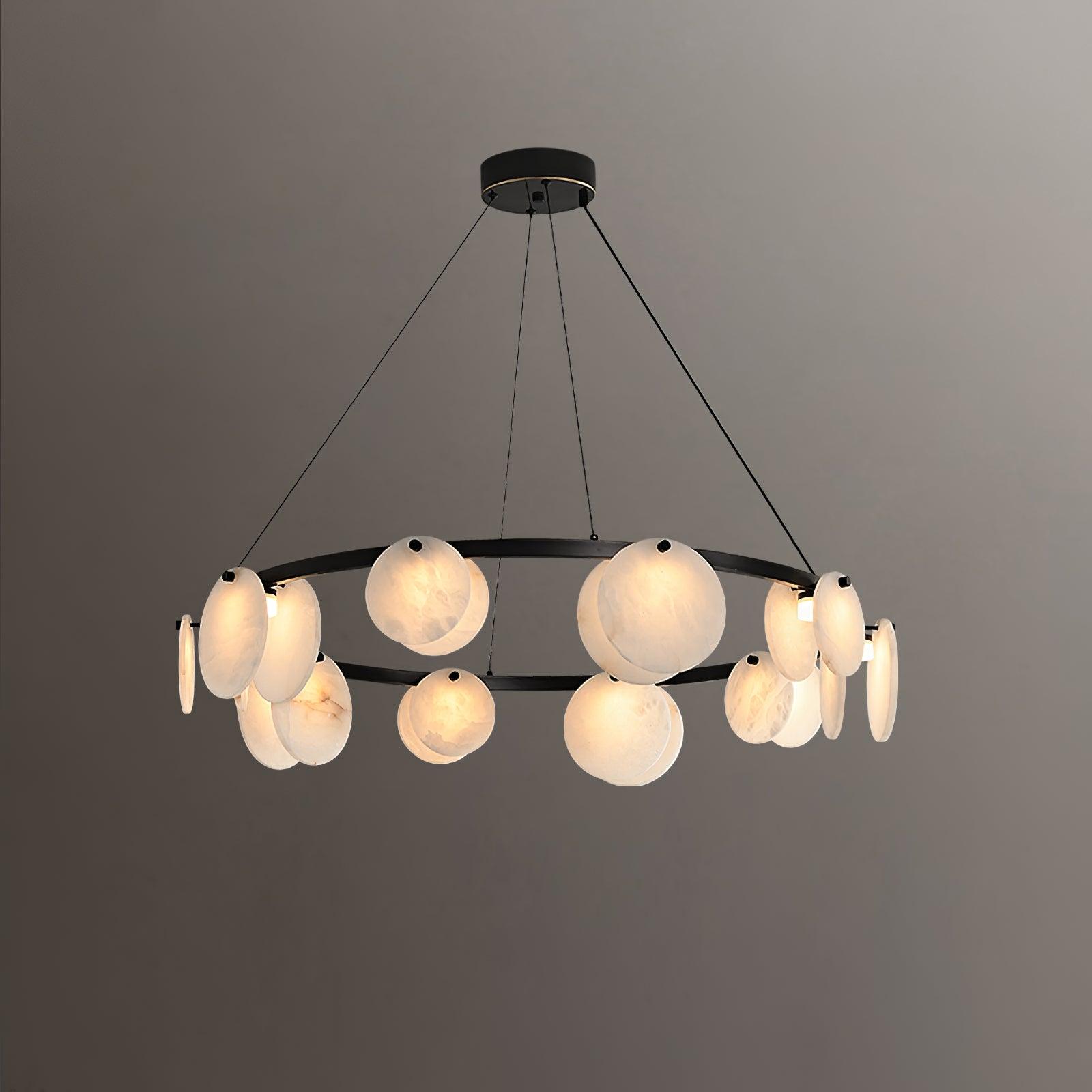Jase Alabaster Chandelier-Neutral Decor