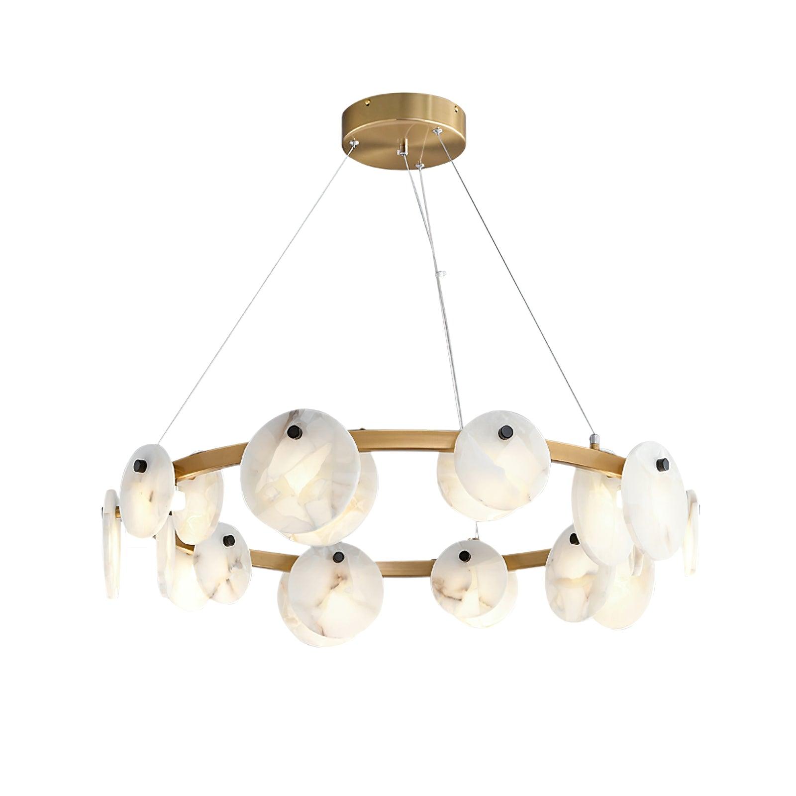 Jase Alabaster Chandelier-Neutral Decor