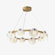 Jase Alabaster Chandelier-Neutral Decor