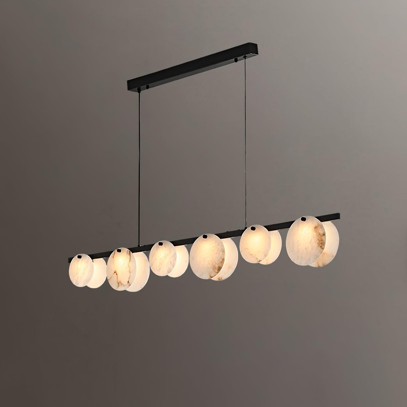 Olirel Linear Alabaster Pendant Light-Neutral Decor