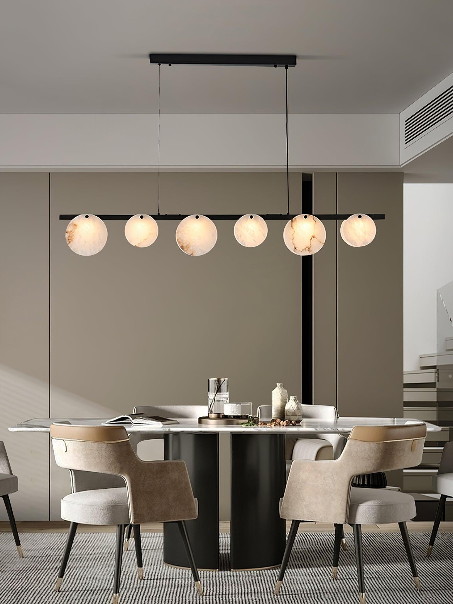 Olirel Linear Alabaster Pendant Light-Neutral Decor