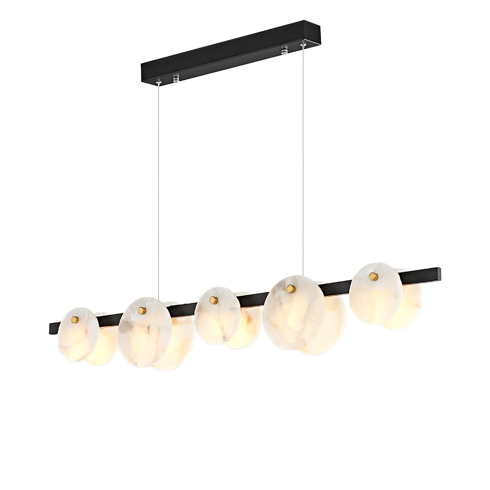 Olirel Linear Alabaster Pendant Light-Neutral Decor