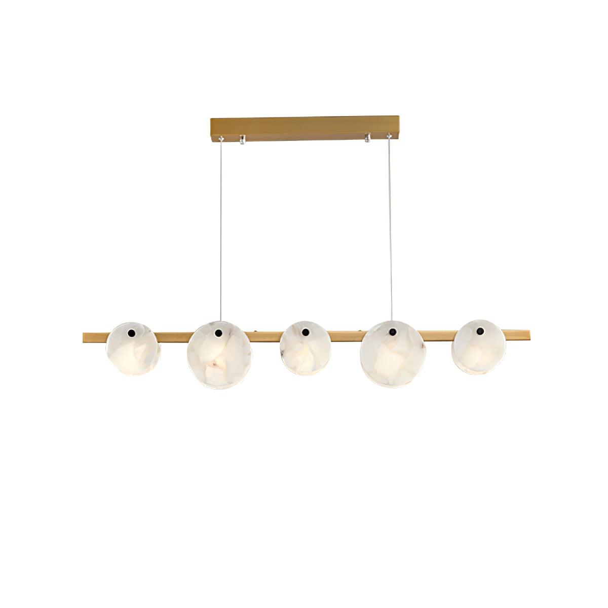 Olirel Linear Alabaster Pendant Light-Neutral Decor