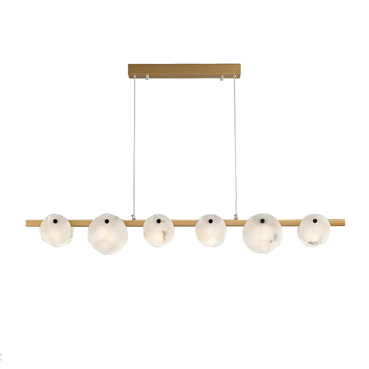 Olirel Linear Alabaster Pendant Light-Neutral Decor