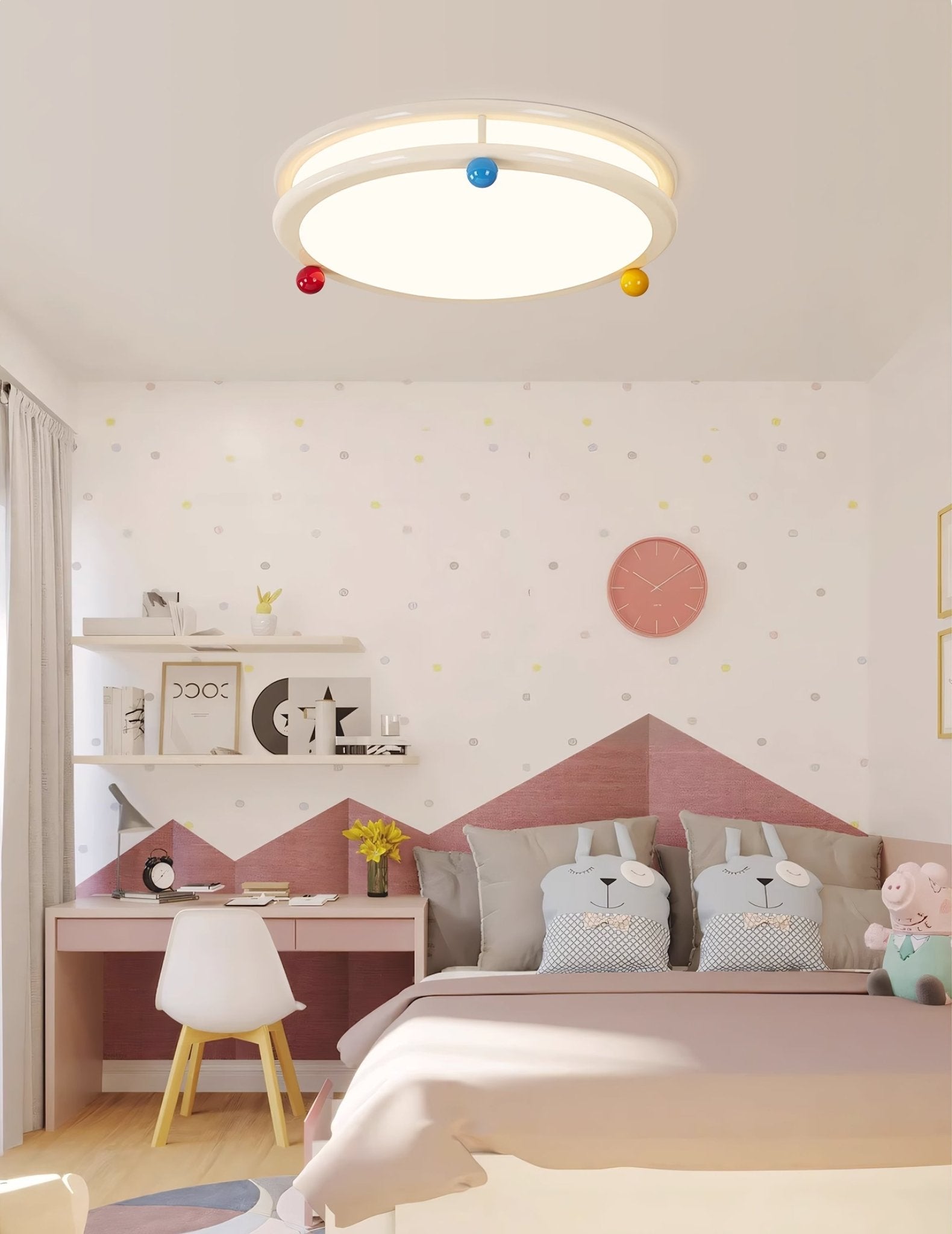 Irlvex Memphis Ceiling Light-Neutral Decor