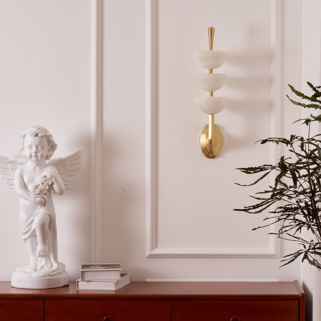 Ulmiraris Alabaster Wall Light-Neutral Decor