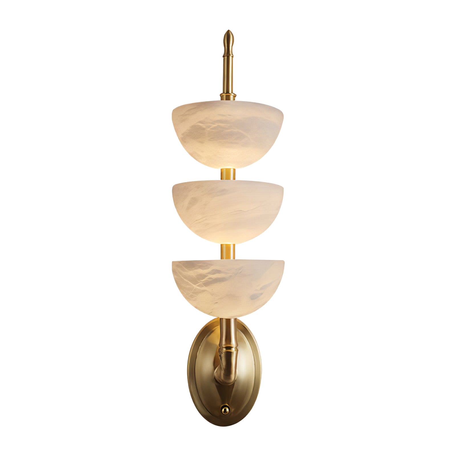 Ulmiraris Alabaster Wall Light-Neutral Decor