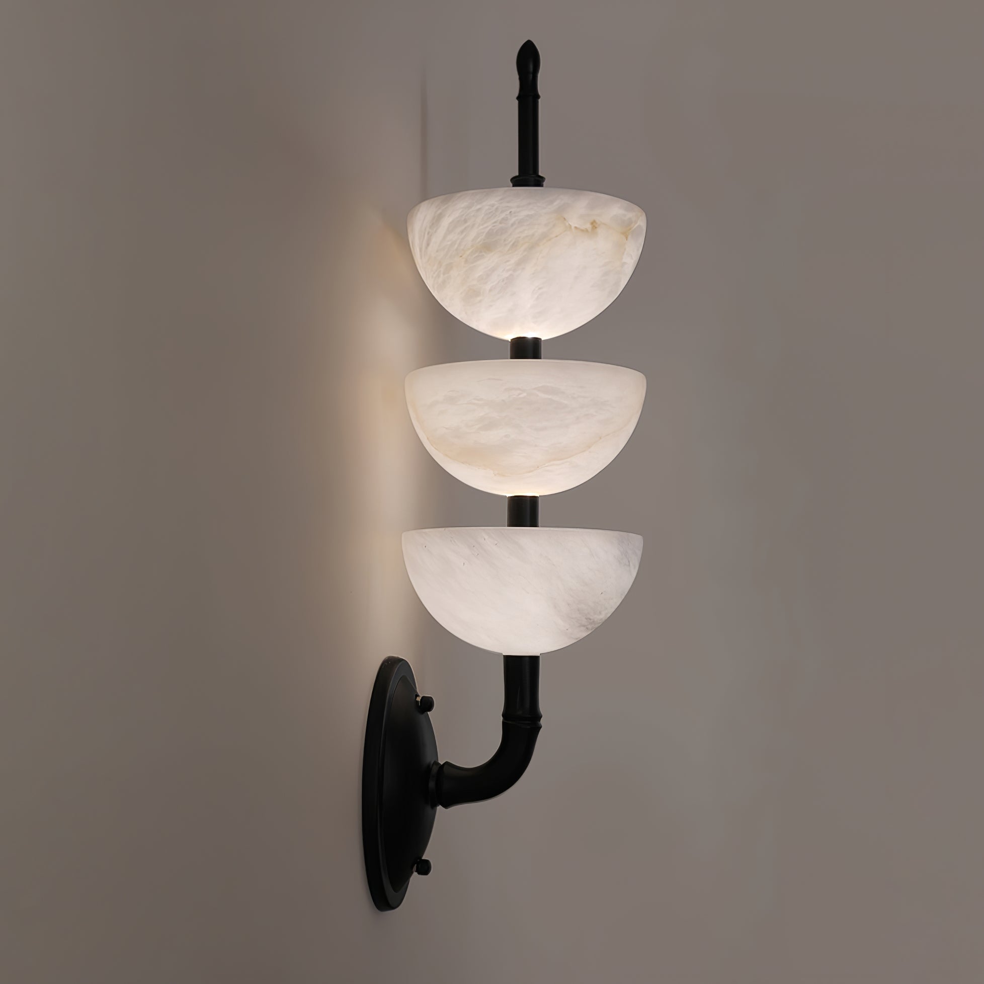Ulmiraris Alabaster Wall Light-Neutral Decor
