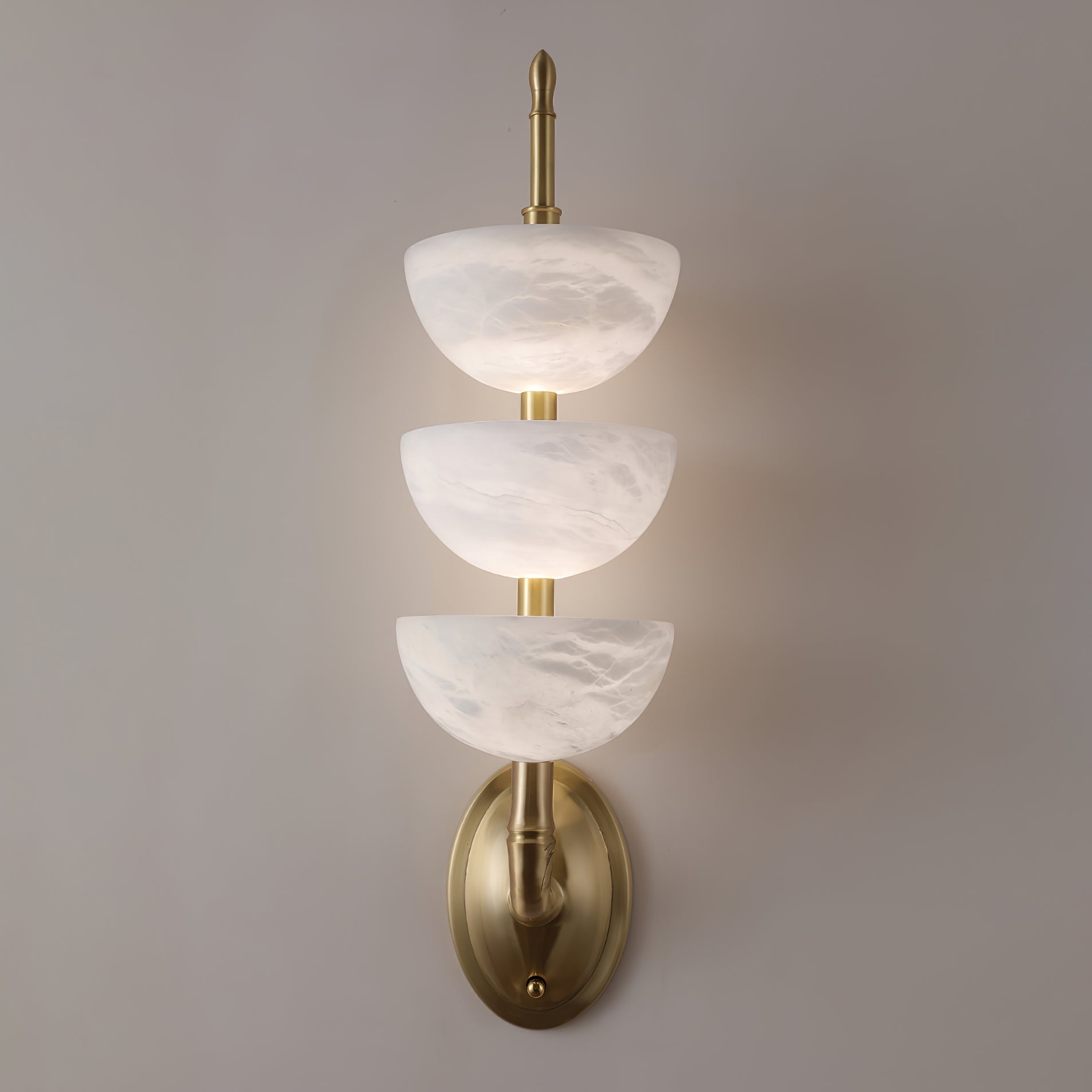 Ulmiraris Alabaster Wall Light-Neutral Decor