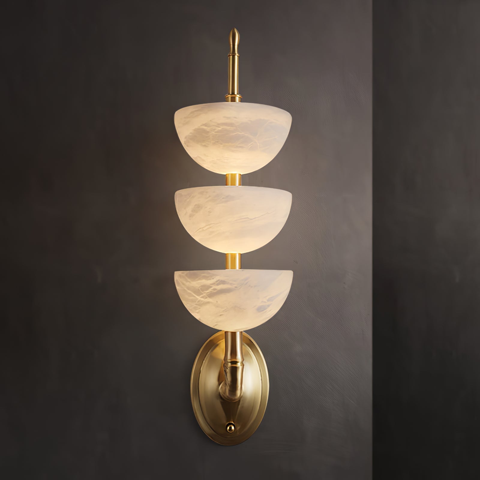 Ulmiraris Alabaster Wall Light-Neutral Decor