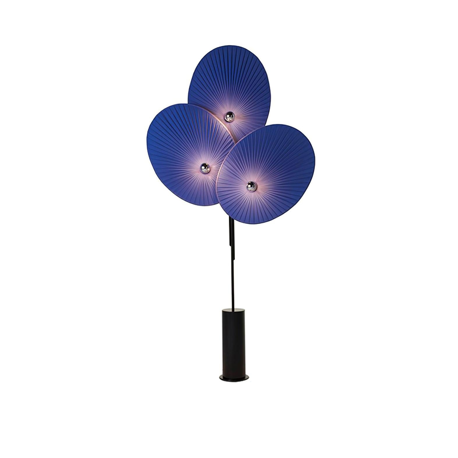 Scarlet Petal Fabric Floor Lamp-Neutral Decor