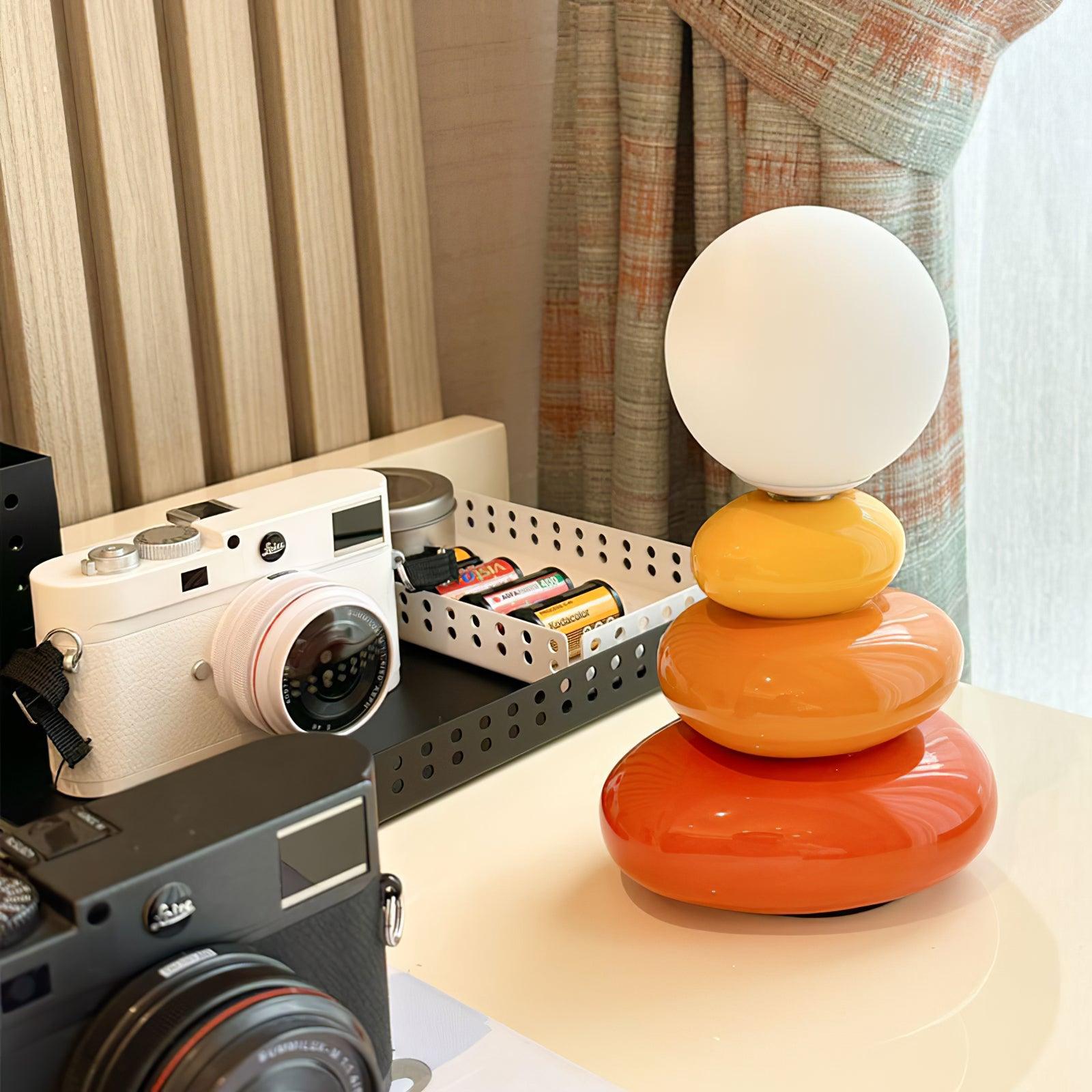 Devenu Ceramics Playful Table Lamp-Neutral Decor