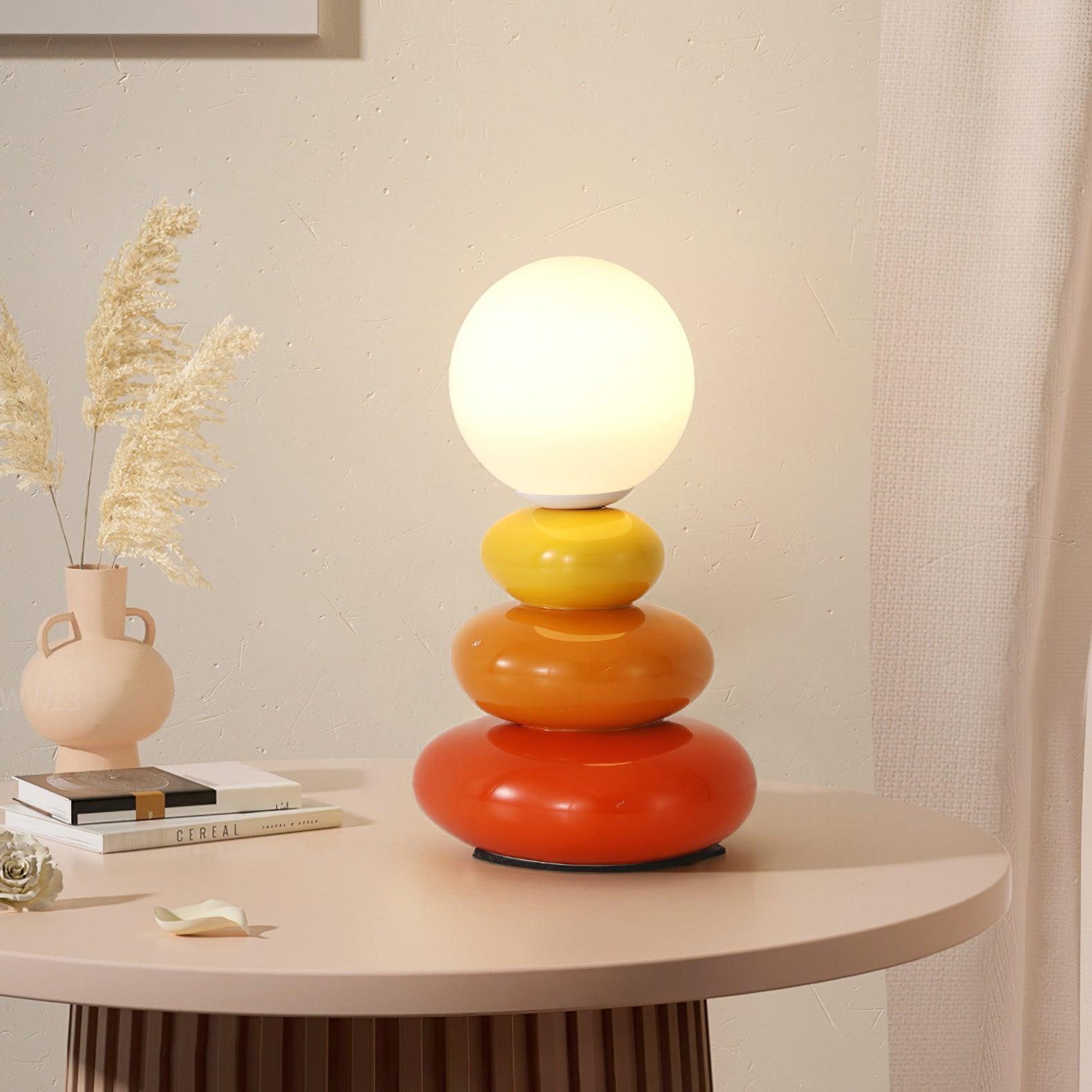 Devenu Ceramics Playful Table Lamp-Neutral Decor