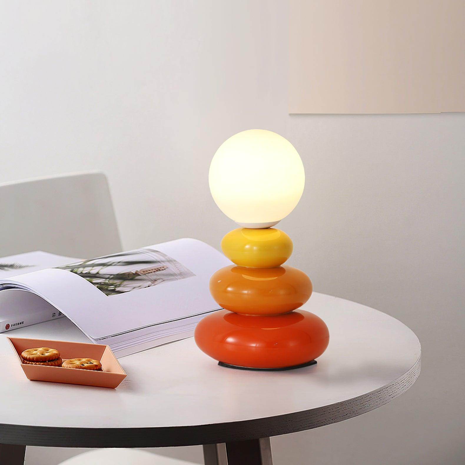 Devenu Ceramics Playful Table Lamp-Neutral Decor