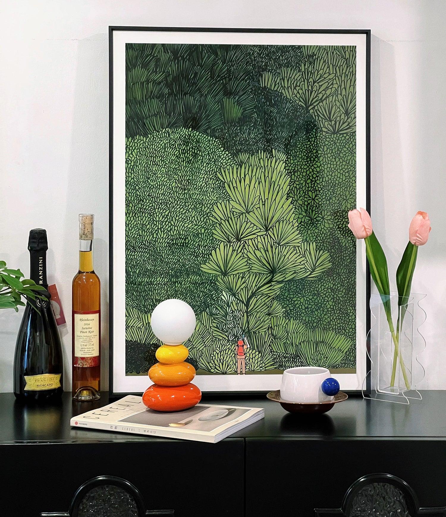 Devenu Ceramics Playful Table Lamp-Neutral Decor