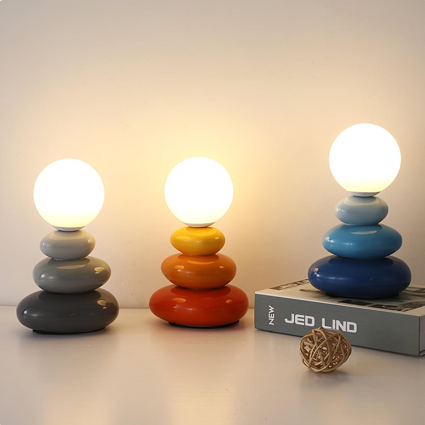 Devenu Ceramics Playful Table Lamp-Neutral Decor