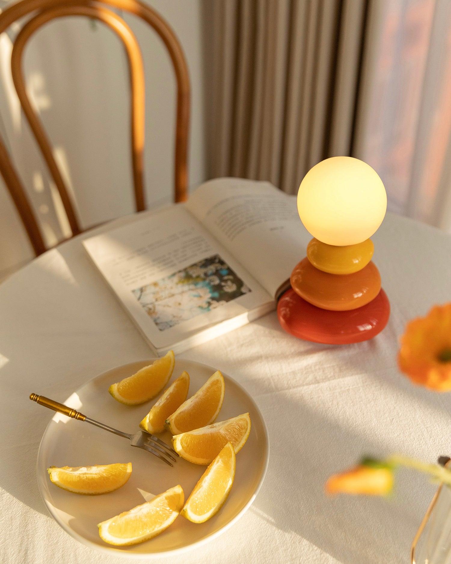 Devenu Ceramics Playful Table Lamp-Neutral Decor
