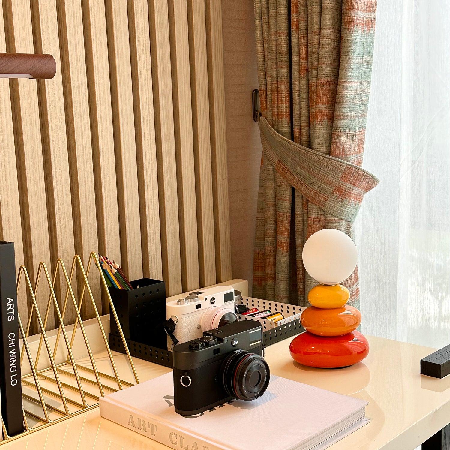Devenu Ceramics Playful Table Lamp-Neutral Decor