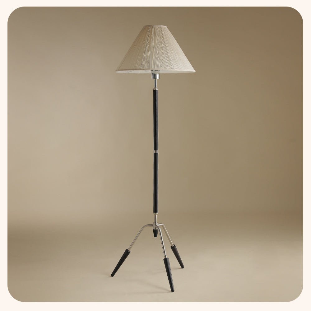 Tripod Base Floor Lamp-Neutral Decor