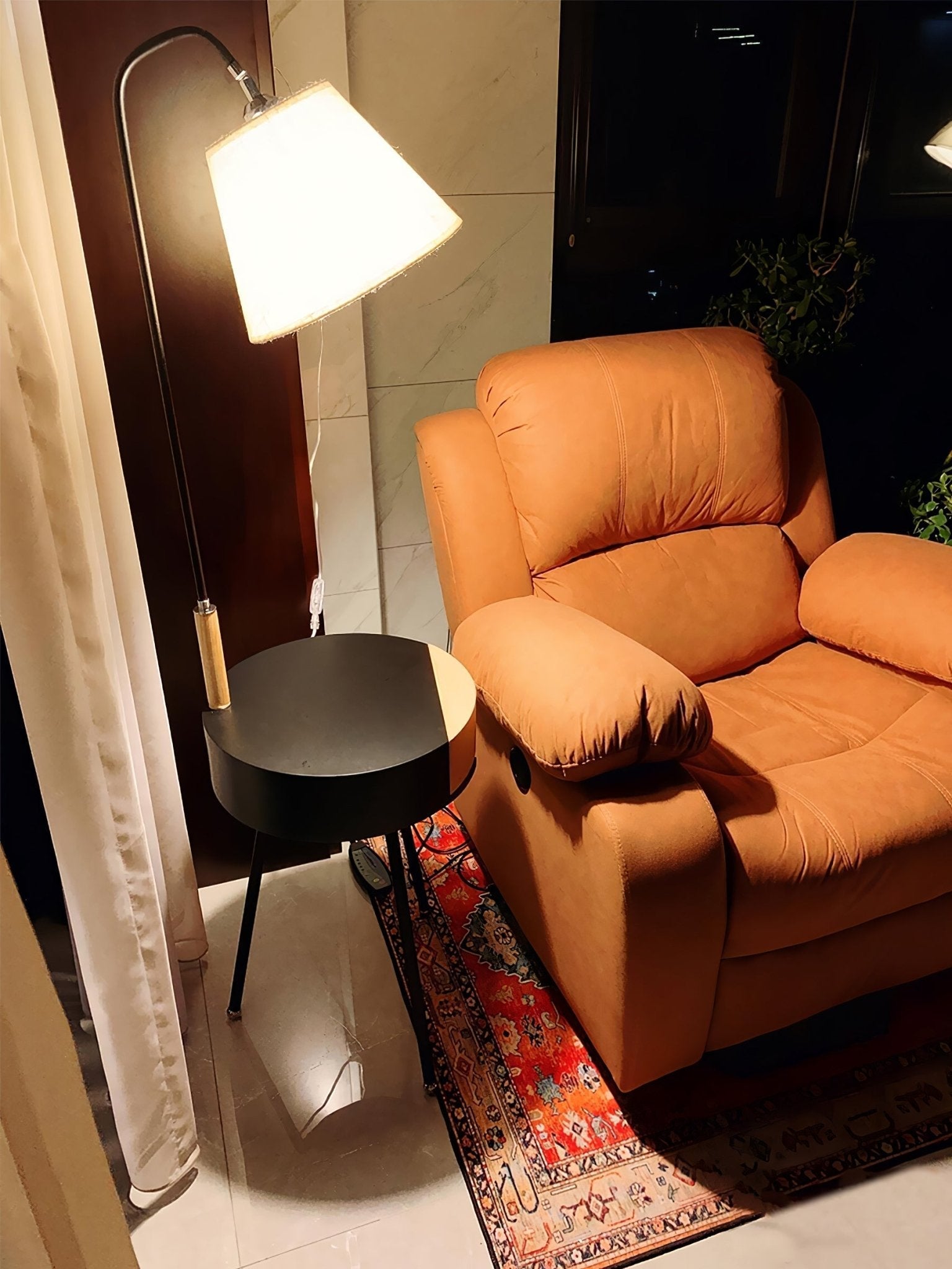Lumo Tripod Fabric Floor Lamp-Neutral Decor